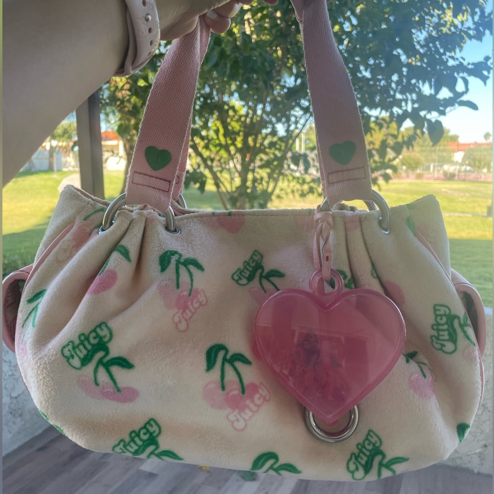 Rare htf Juicy Couture pink cherry gelato hobo